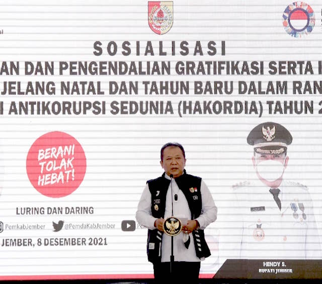 Peringati Hakordia, Pemkab Jember Sosialisasi Cegah dan Kendalikan Gratifikasi